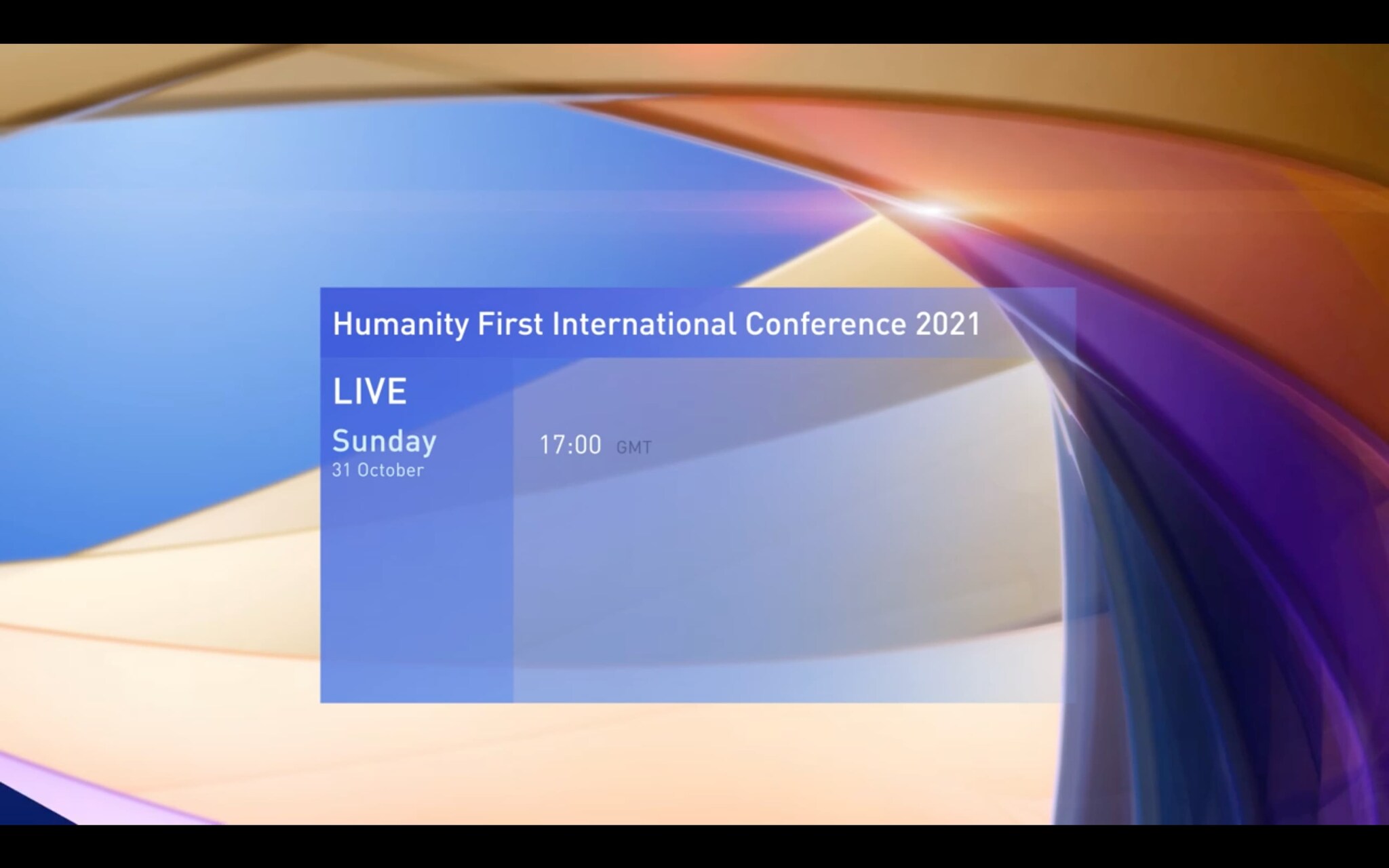 PROMO - Concluding Session Humanity First Conferece 2021