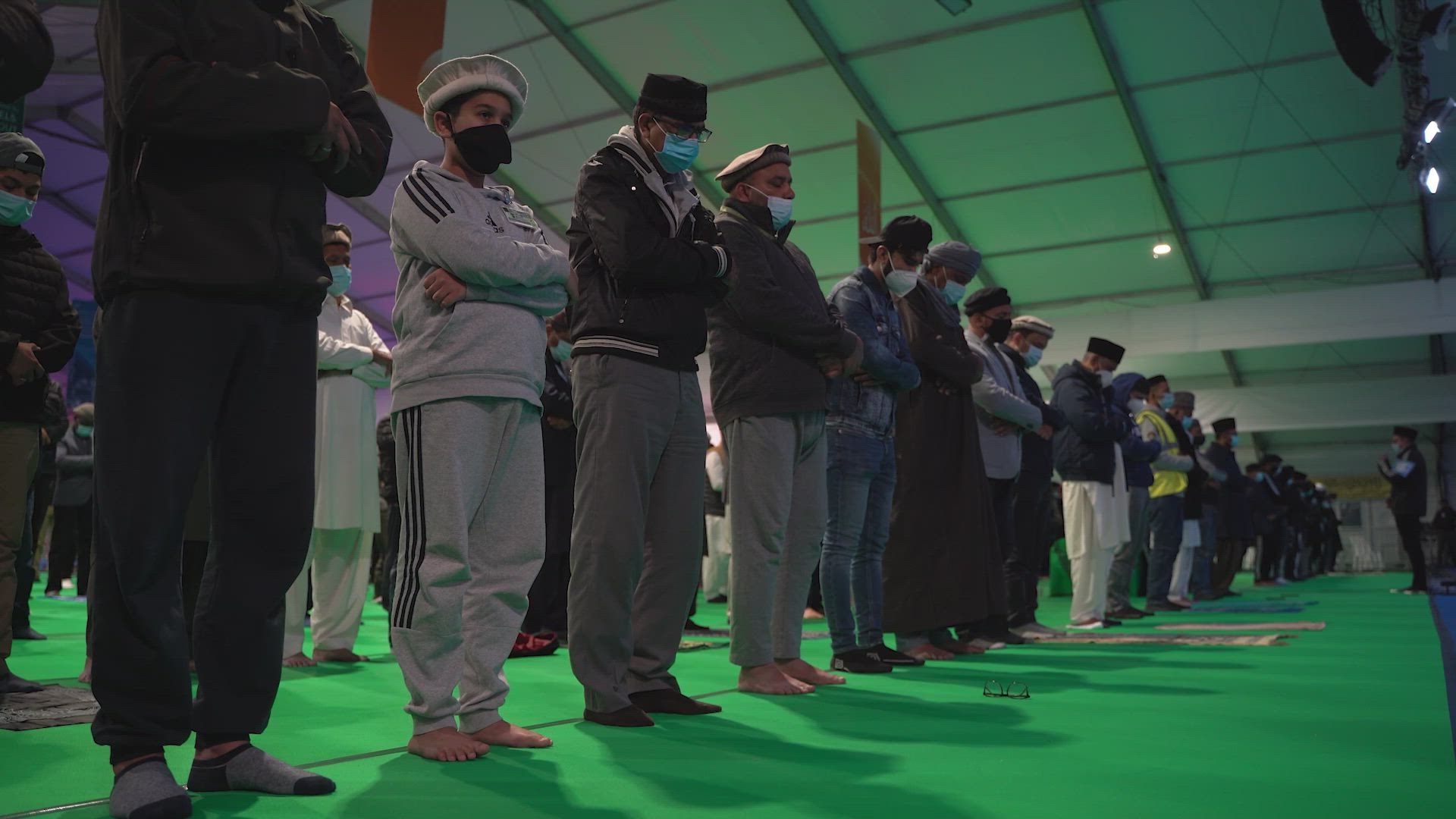 Jalsa Atmosphere at Fajr - Jalsa Salana UK 2022
