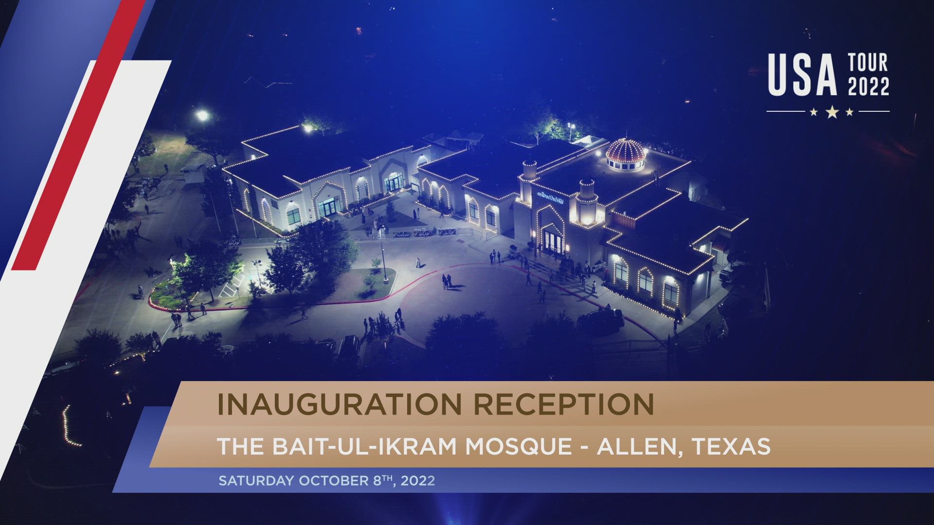 Inauguration Of Masjid Bait-ul-Ikram Reception 