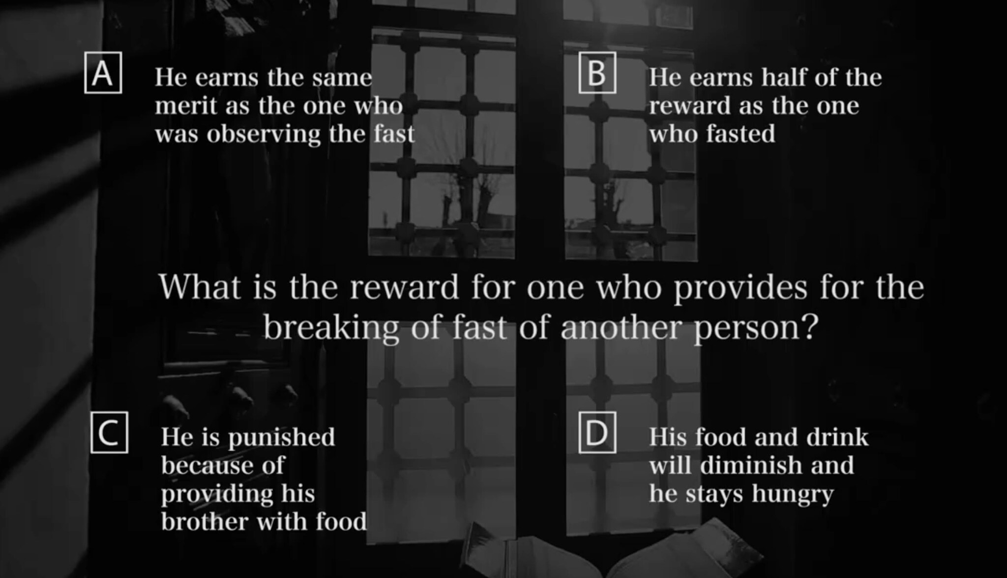 Ramadan Quiz - Question Number 11
