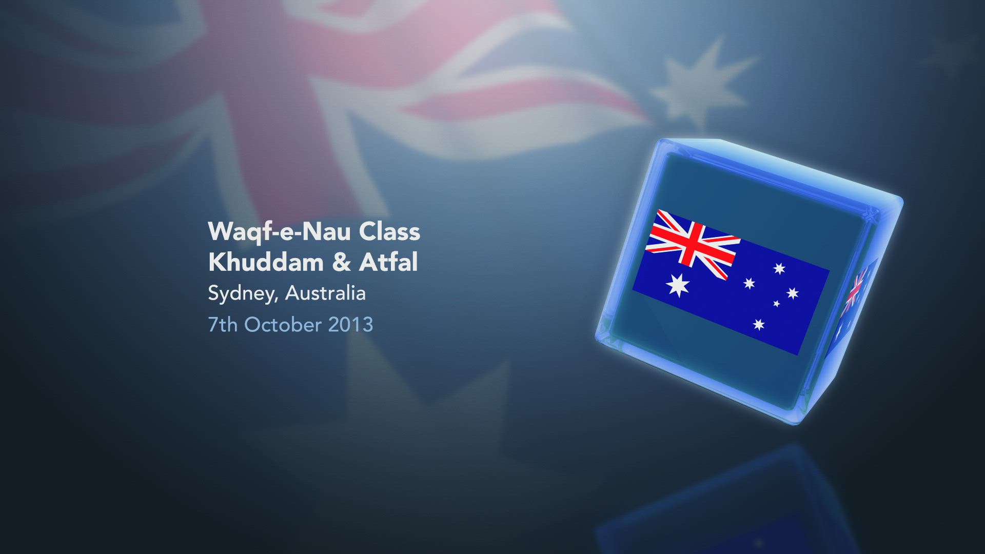 Gulshan-e-Waqfe Nau Khuddam - Australia, Sydney - 7th October 2013