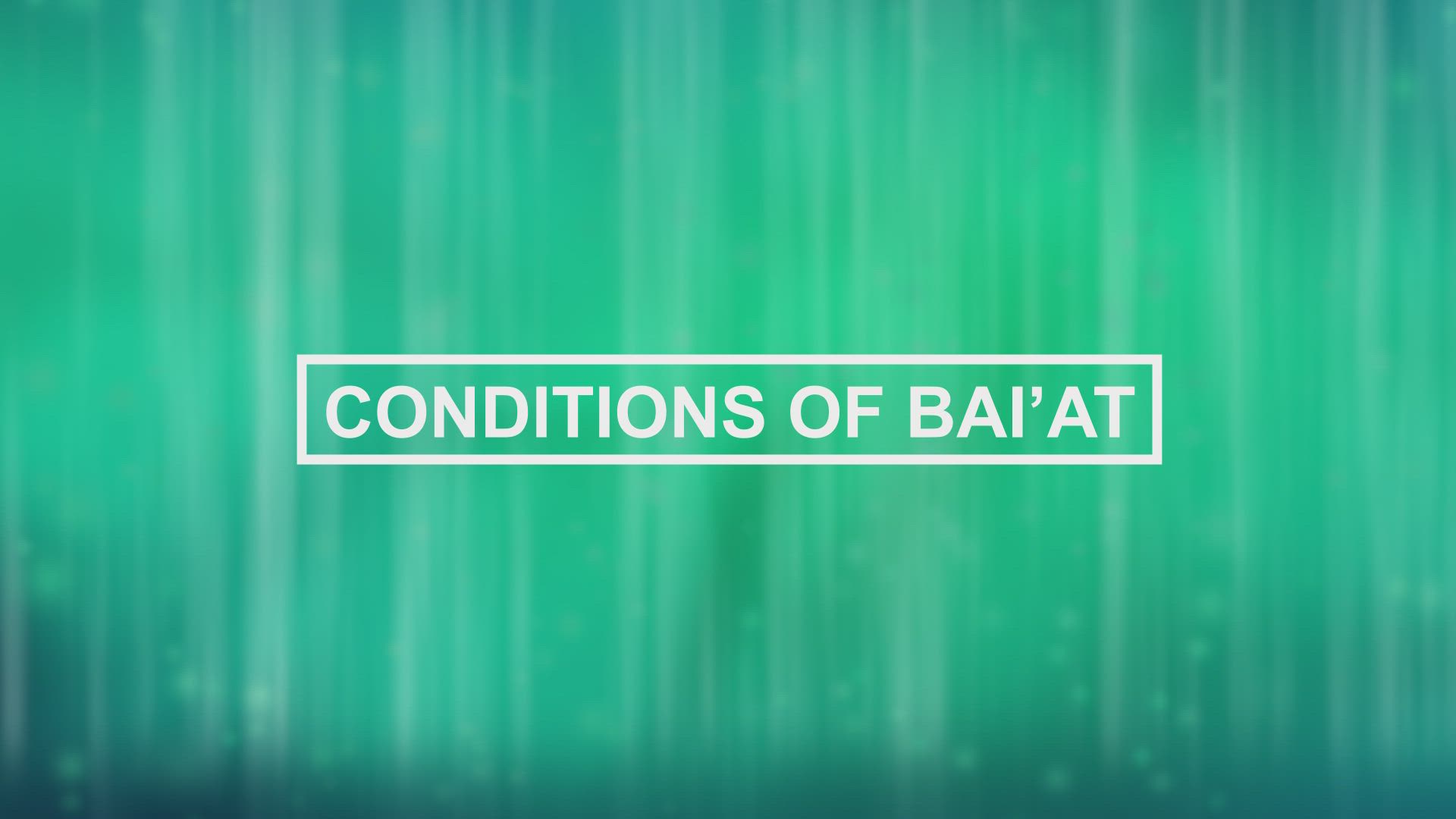 Conditions of Baiat- Episode 21