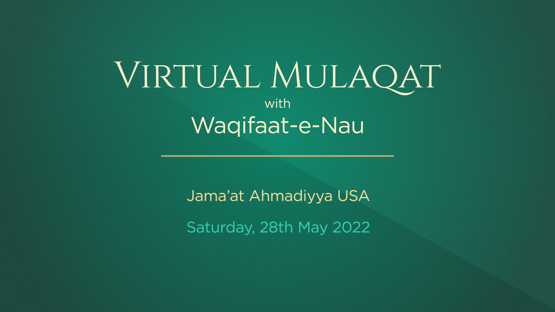 Mulaqat - Virtual