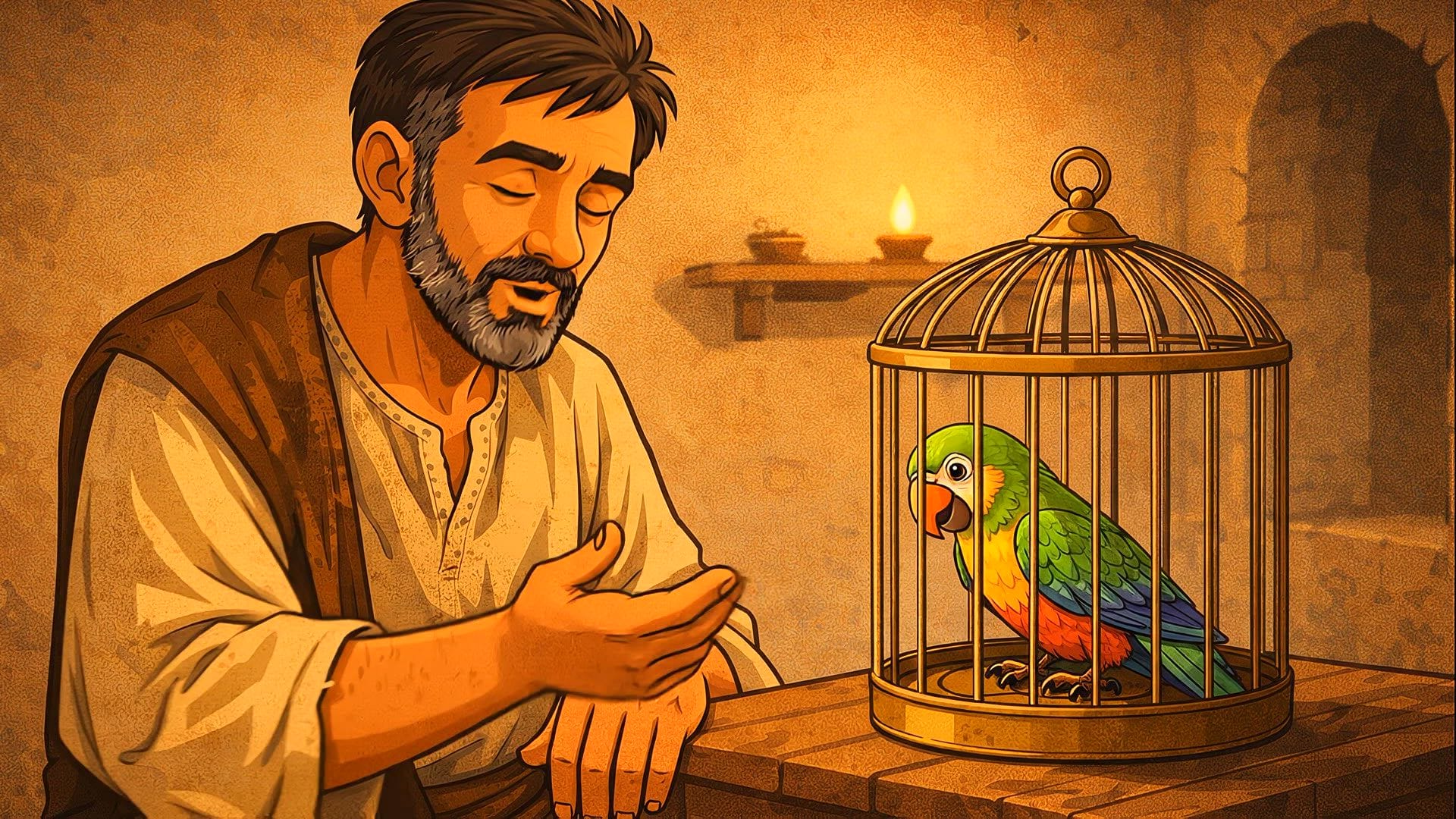 The Parrot Who Learned The Secret of Freedom - Ramadan Stories