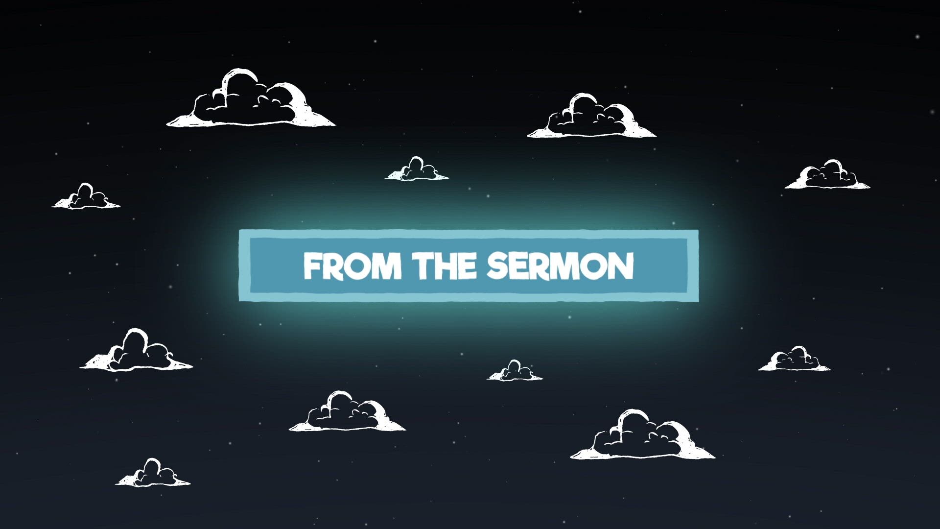 Friday Sermon 4 Kids