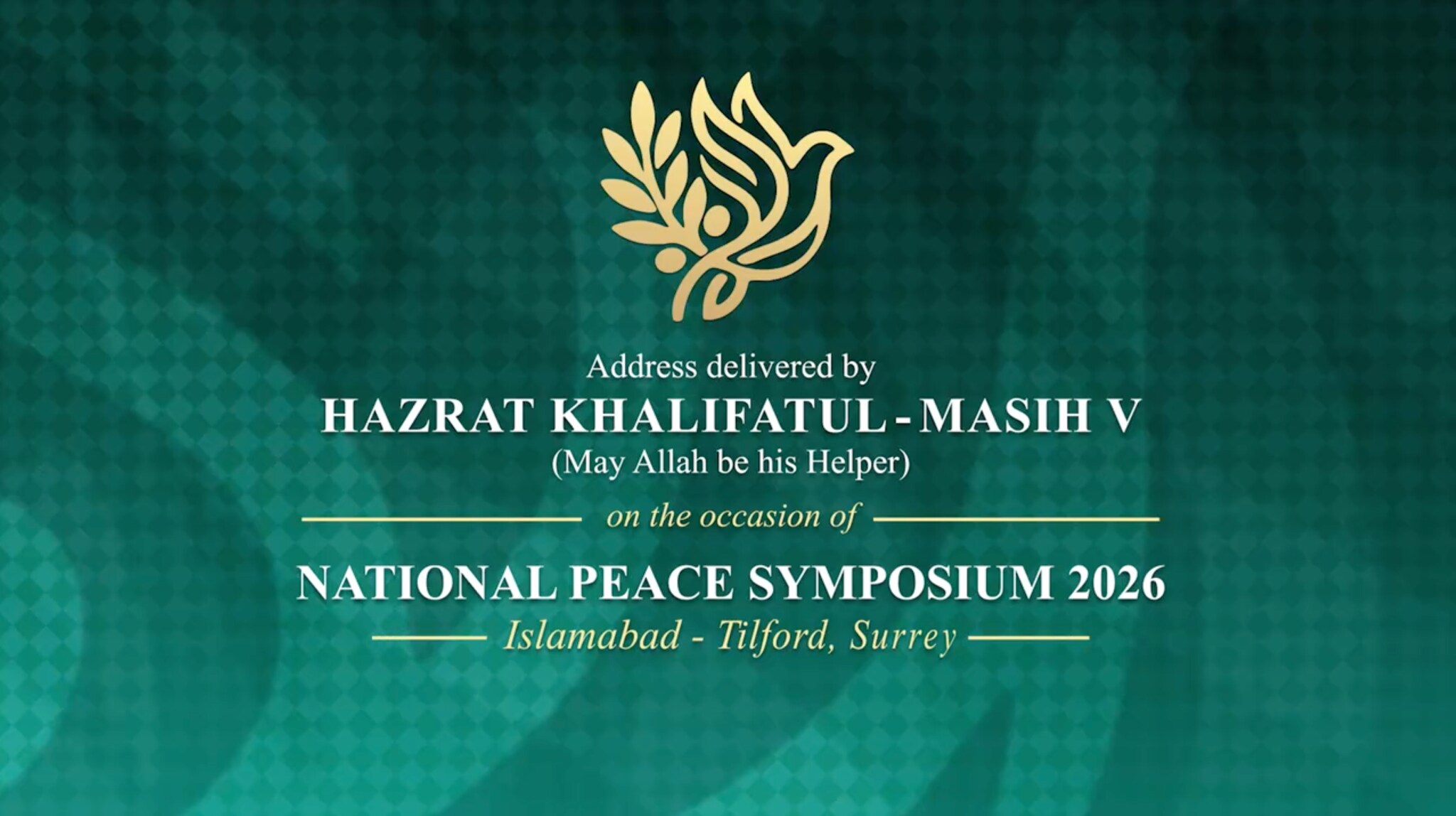 Peace Symposium