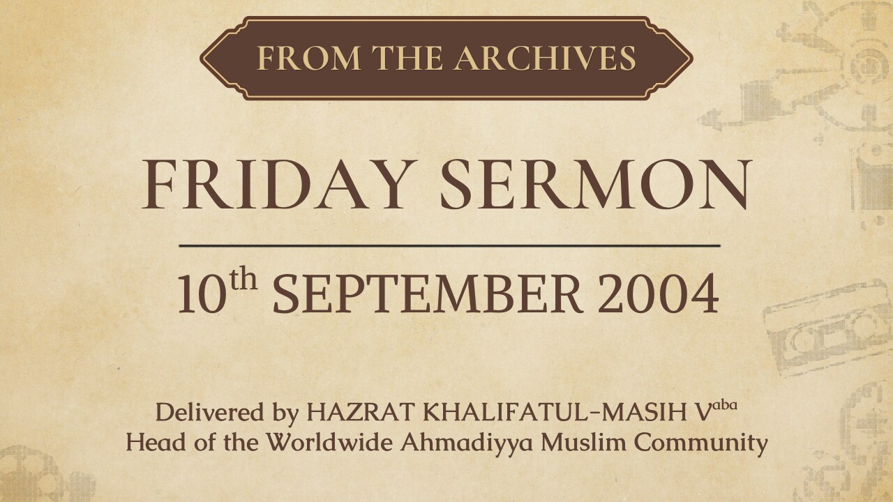 Friday Sermon